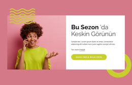 Bu Sezon Şık Görünün - Modern WordPress Teması
