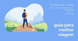 Histórias De Viagem - Web Design Multifuncional