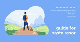 Reseberättelser - Gratis HTML-Mall