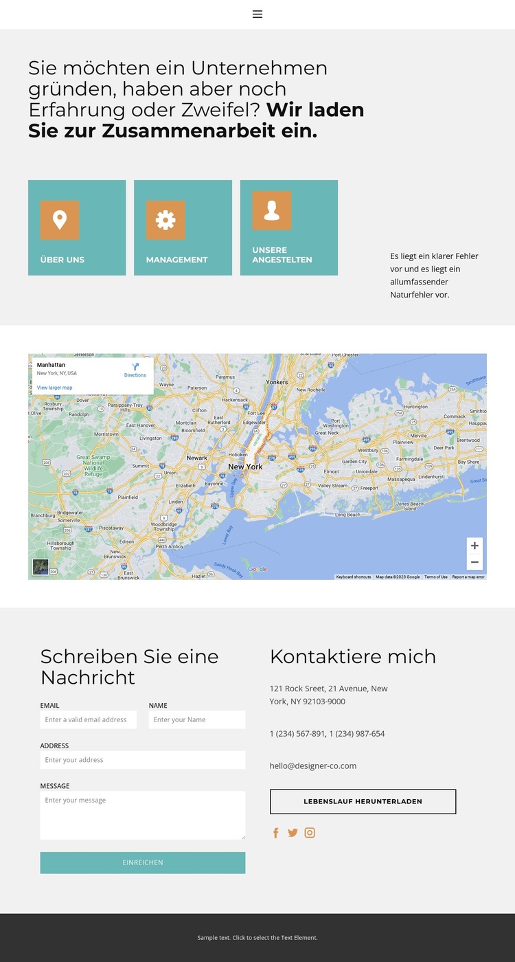 Missionskritische Sicherheit Website-Vorlage