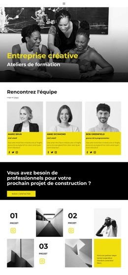 Modèle D'Affaires - Maquette Du Site