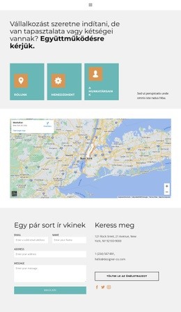 Kapcsolatfelvételi Oldal