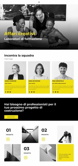 Generatore Di Siti Web Premium Per Modello Di Business