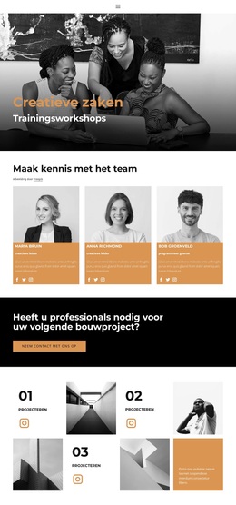 Bedrijfsmodel - Responsief WordPress-Thema