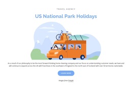 National Parks Road Trip Planning - Premium Template