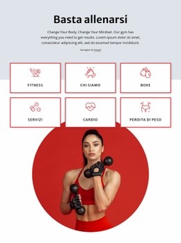 Il Miglior Modello HTML5 Per Fitness Illimitato, Yoga, Nuoto, Bouldering