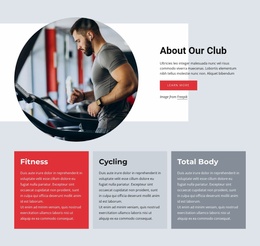 Total Body Training - Website Design Template
