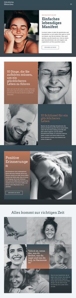 Einfaches Leben - Website Creation HTML