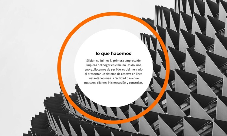 Lo que creamos Plantilla HTML