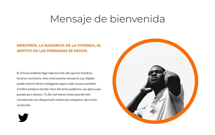 lectura de bienvenida Tema de WordPress