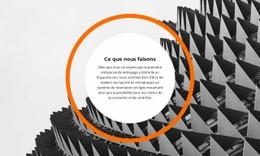 Ce Que Nous Créons - HTML Website Builder