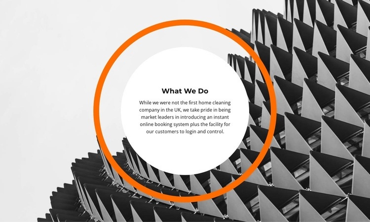 What We Create Homepage Design
