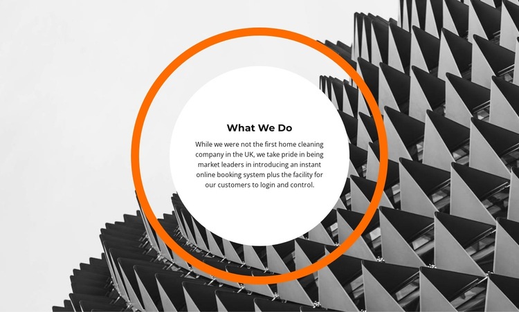 What We Create HTML5 Template