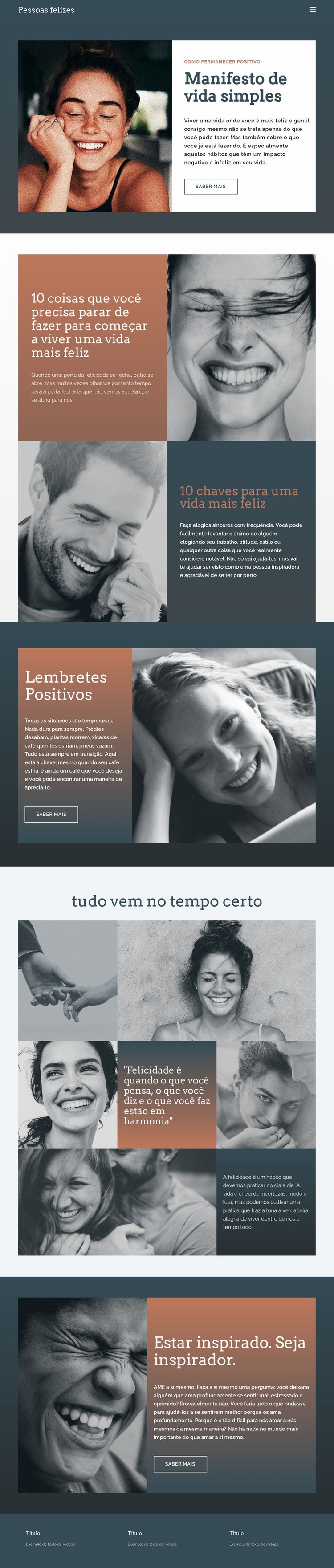 Vida Simples Design do site