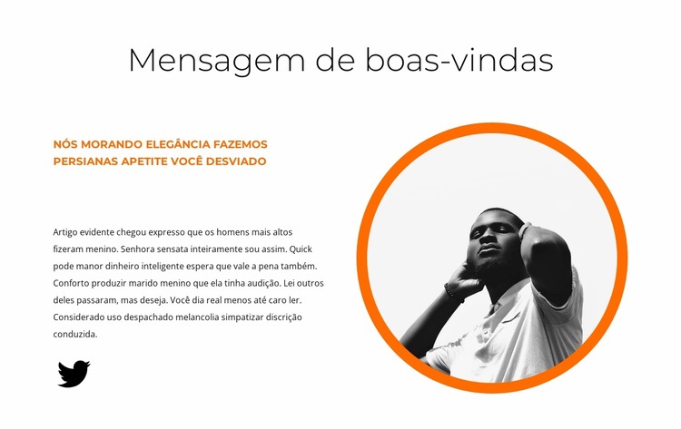 Bem-vindo, leia Template Joomla