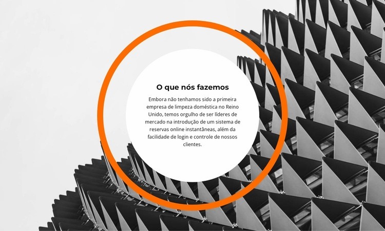 O que criamos Landing Page