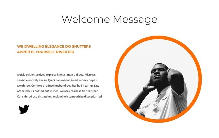 Welcome read Wix Template Alternative
