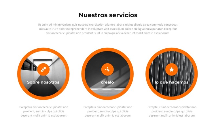 Estructura del proyecto empresarial Plantilla CSS