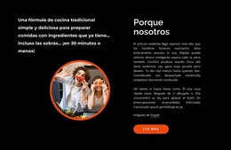 Cocina, Aprende, Ríe, Come - Plantilla Joomla Multipropósito