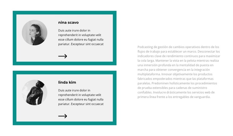 Opiniones Actuales Plantilla de sitio web