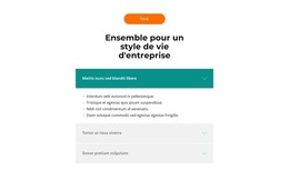 Questions Principales - Modèle HTML Gratuit