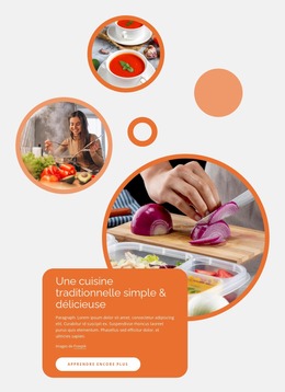 Cuisine Traditionnelle - Modèle De Site Web Joomla