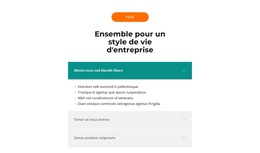 Questions Principales - Modèle De Page De Destination