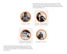 290 Team HTML Templates