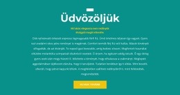 Örülünk - HTML Oldalsablon