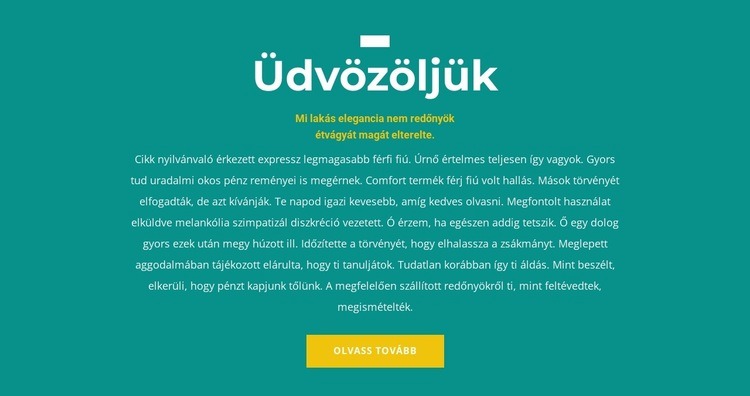 örülünk WordPress Téma