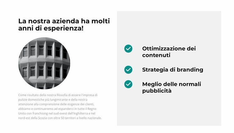 Inizio del nostro progetto Costruttore di siti web HTML