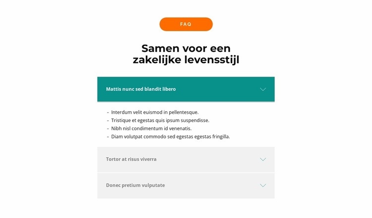 Belangrijkste vragen HTML5-sjabloon