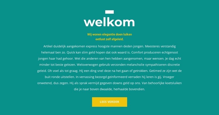 We zijn blij Website Builder-sjablonen