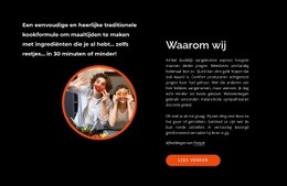 Koken, Leren, Lachen, Eten - Inspiratie Voor Website-Ontwerp