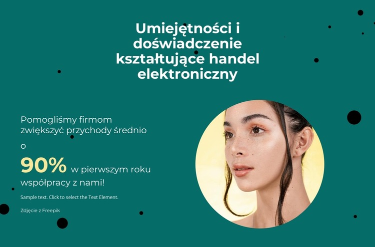 Prawie 100% Szablon witryny sieci Web