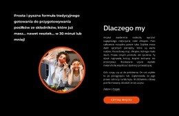 Gotuj, Ucz Się, Śmiej Się, Jedz - Jednostronicowy Szablon Witryny Internetowej