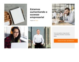 A Vida No Escritório - Modelos De Sites Responsivos