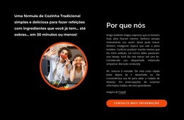 Cozinhe, Aprenda, Ria, Coma - Modelo Gratuito