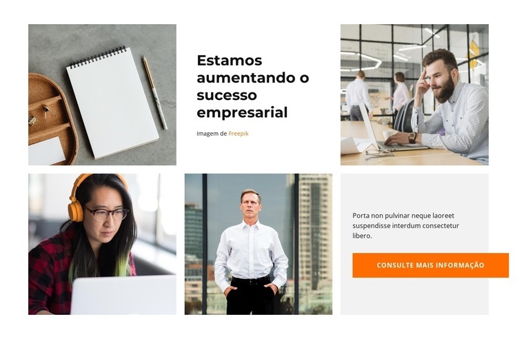 A vida no escritório Landing Page