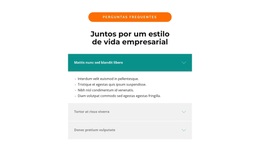 Principais Perguntas - Lindo Tema WordPress