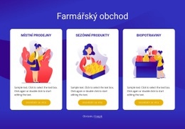 HTML5 Responzivní Pro Farmimg Obchod