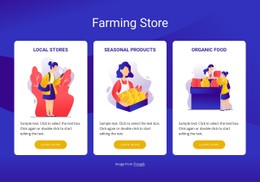 HTML5 Responsive For Farmimg Store