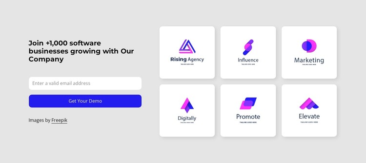 ​Join +1000 software businesses CSS Template