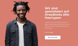 Responsive HTML5 Für Wir Sind Spezialisiert Auf Dreadlocks