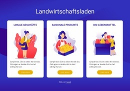 Landwirtschaftsladen - HTML Page Creator