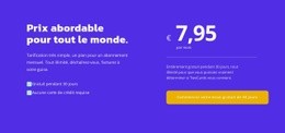 Superbe Conception Web Pour Tarif Pour Tous