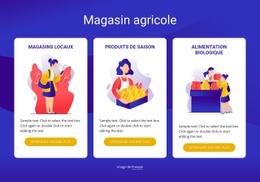 Magasin Farmimg - Meilleure Maquette De Site Web