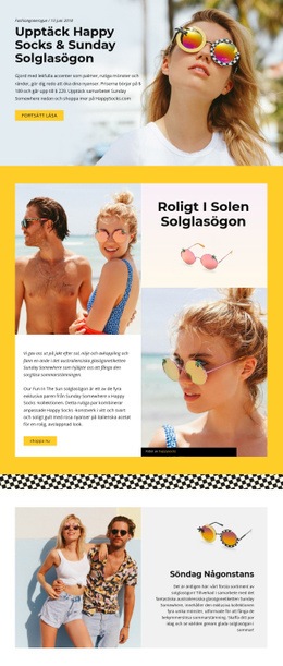 Roliga Solglasögon - WordPress-Mall