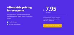 Free Online Template For Pricing For Everyone
