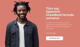 Dreadlock'Larda Uzmanız Için Duyarlı HTML5